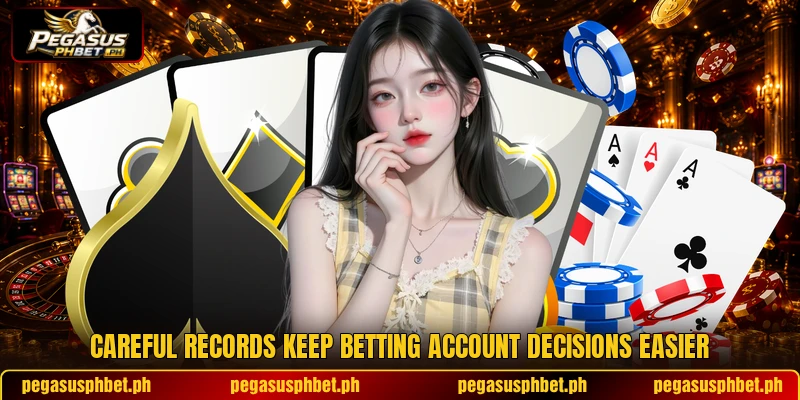 Careful records keep betting account decisions easier Careful records keep betting account decisions easier