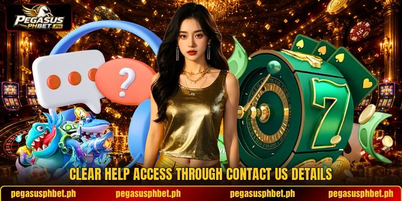 Clear help access through contact us details Clear help access through contact us details
