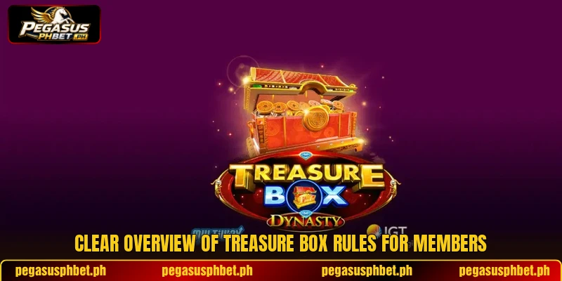 Clear overview of Treasure Box rules for members Clear overview of Treasure Box rules for members