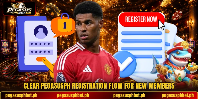 Clear PEGASUSPH registration flow for new members