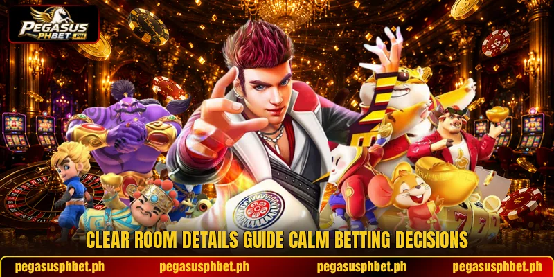 Clear room details guide calm betting decisions
