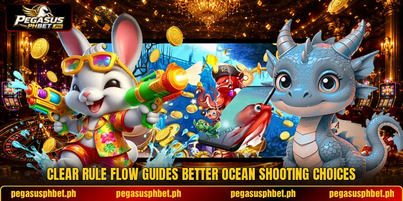 Clear rule flow guides better ocean shooting choices