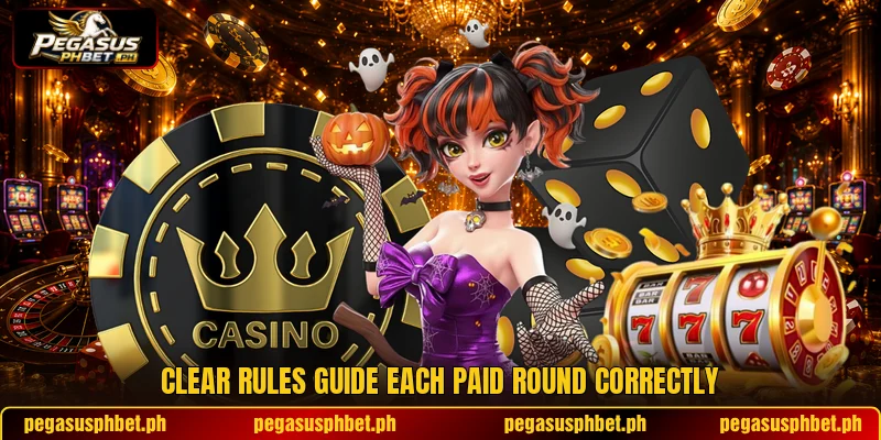 Clear rules guide each paid round correctly Clear rules guide each paid round correctly