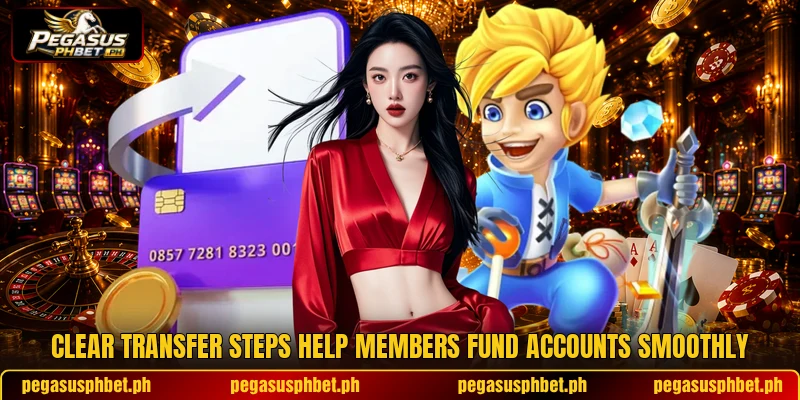Clear transfer steps help members fund accounts smoothly Clear transfer steps help members fund accounts smoothly