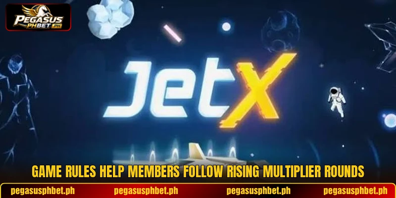 Game rules help members follow rising multiplier rounds Game rules help members follow rising multiplier rounds