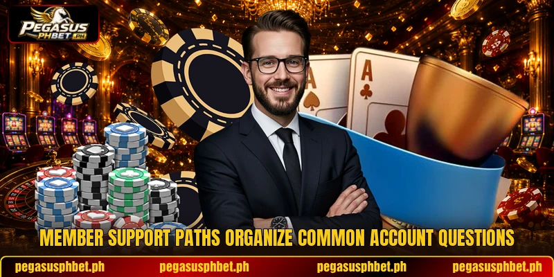 Member support paths organize common account questions Member support paths organize common account questions