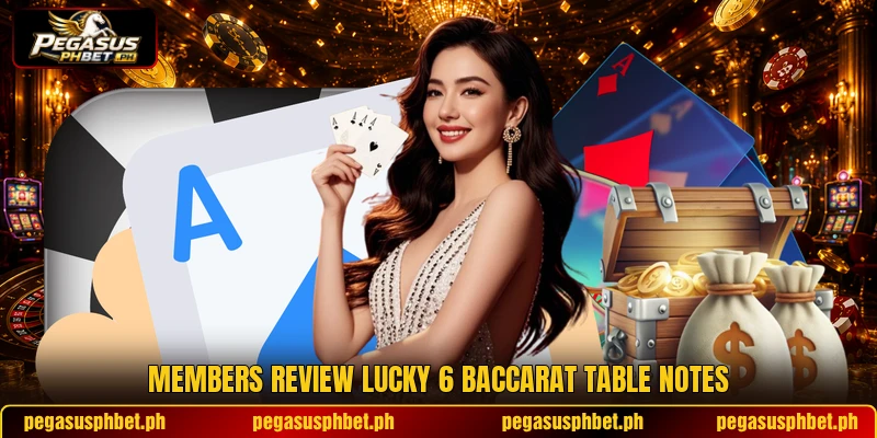 Members review lucky 6 baccarat table notes Members review lucky 6 baccarat table notes