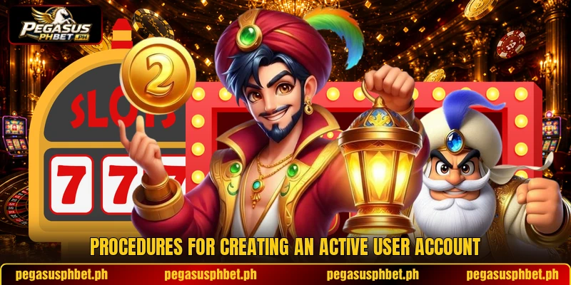 Procedures for creating an active user account