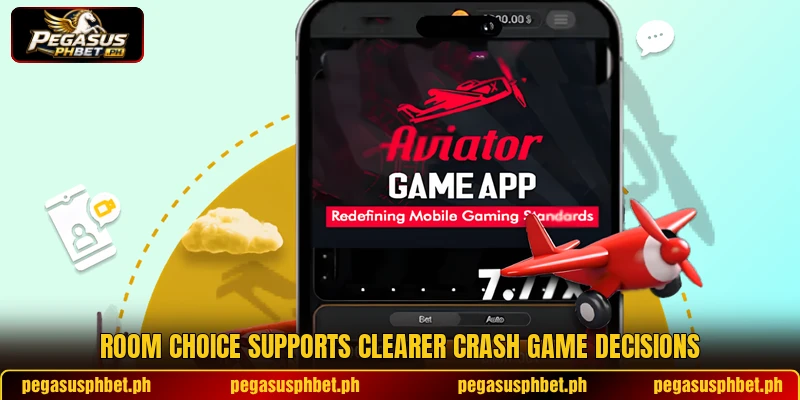 Room choice supports clearer crash game decisions Room choice supports clearer crash game decisions
