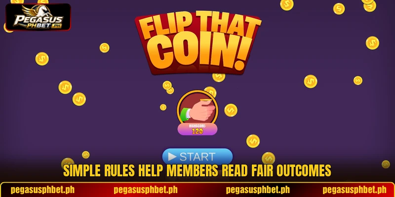 Simple rules help members read fair outcomes Simple rules help members read fair outcomes